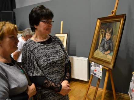 Wernisaż wystawy "Więcej niż obraz-poczuj malarstwo wszystkimi zmysłami"